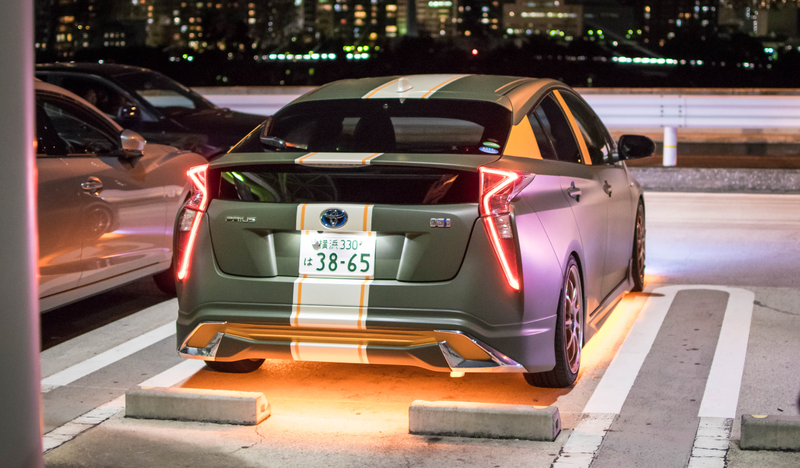 Illustration for article titled This Parking Lot In Tokyo Will Bring All Your Car Fantasies To Life